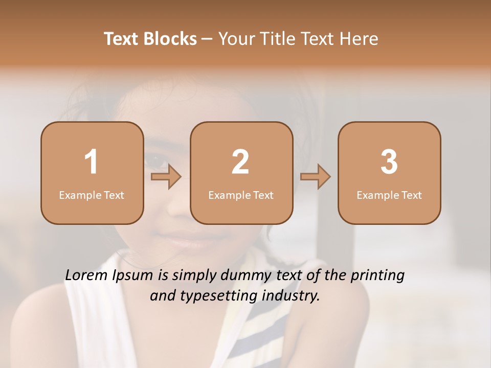 Poor Child PowerPoint Template