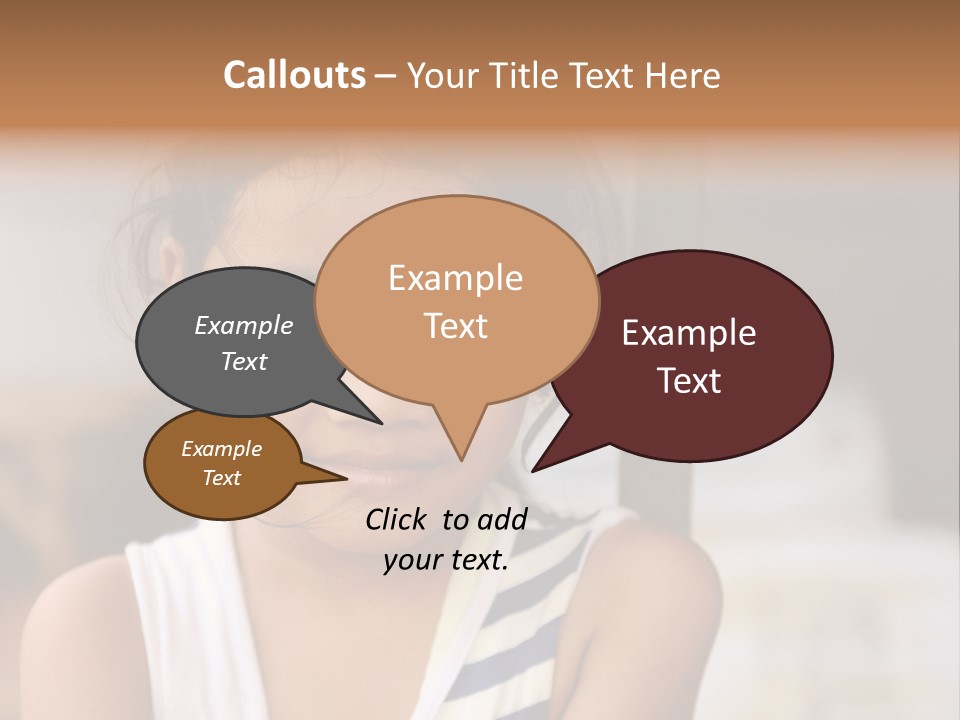 Poor Child PowerPoint Template