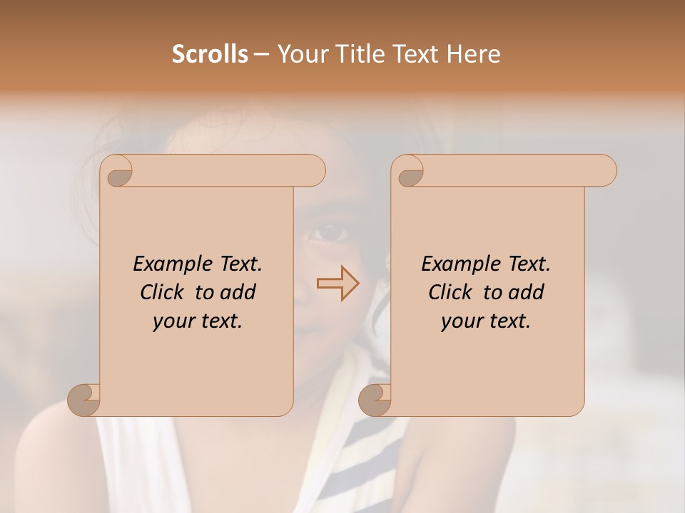 Poor Child PowerPoint Template