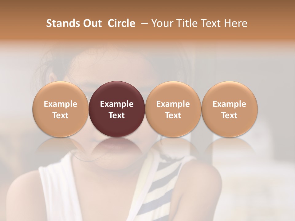 Poor Child PowerPoint Template