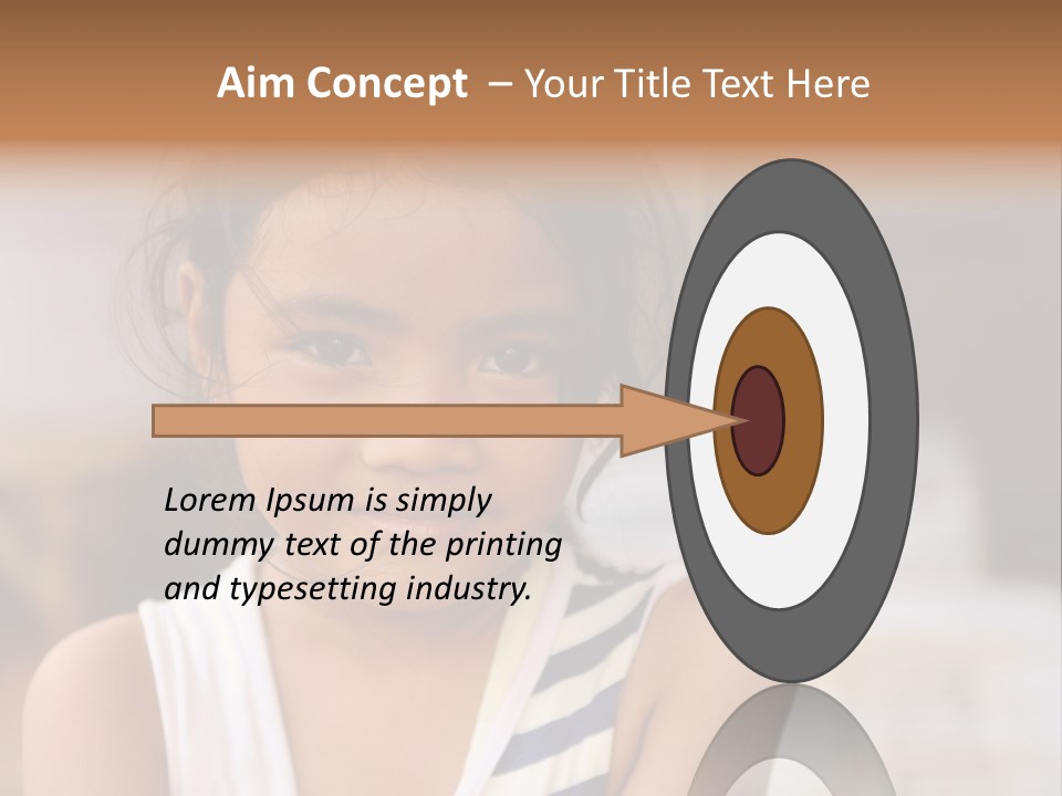 Poor Child PowerPoint Template