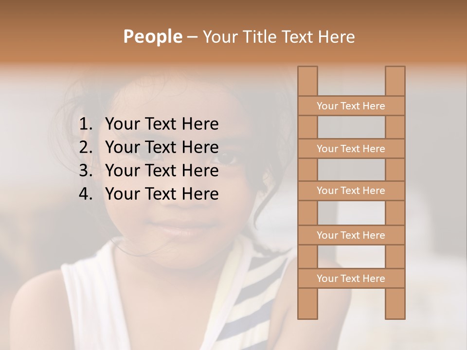 Poor Child PowerPoint Template