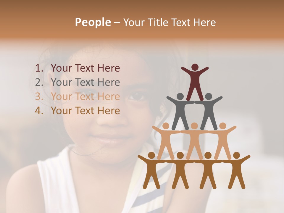 Poor Child PowerPoint Template