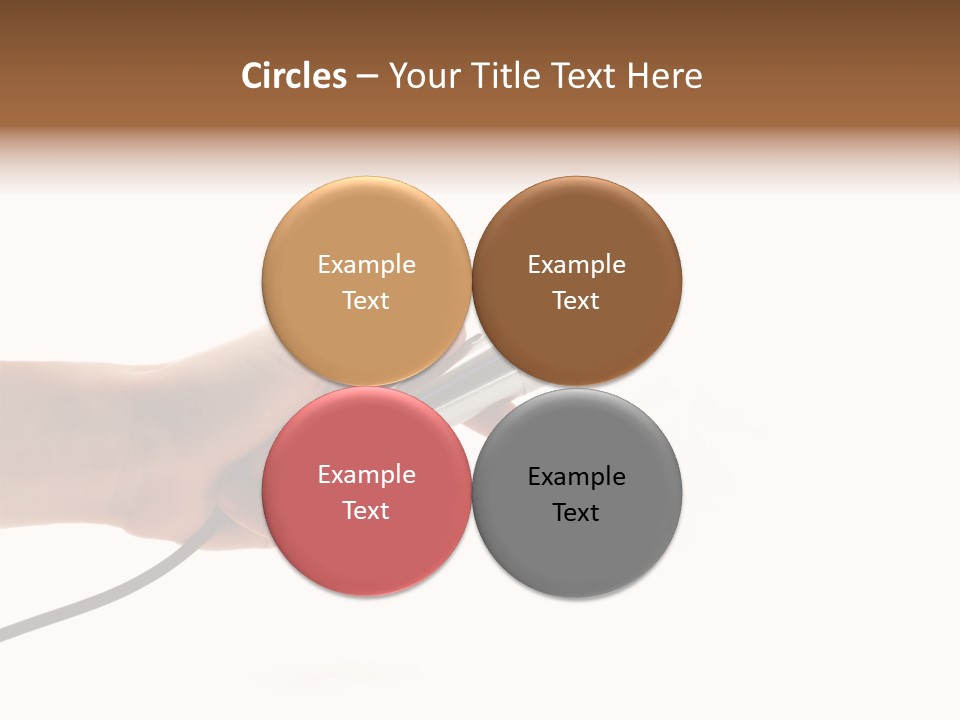 Microphone In Hand PowerPoint Template