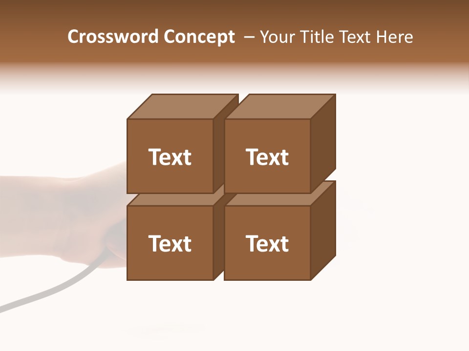 Microphone In Hand PowerPoint Template