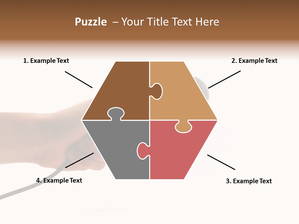 Microphone In Hand PowerPoint Template