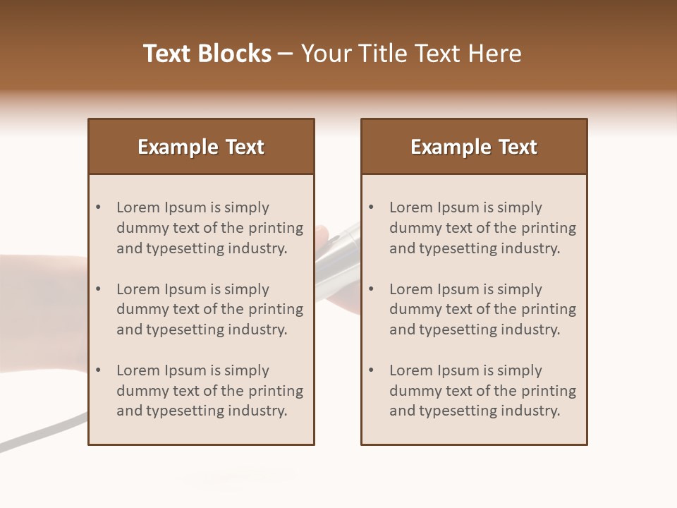 Microphone In Hand PowerPoint Template