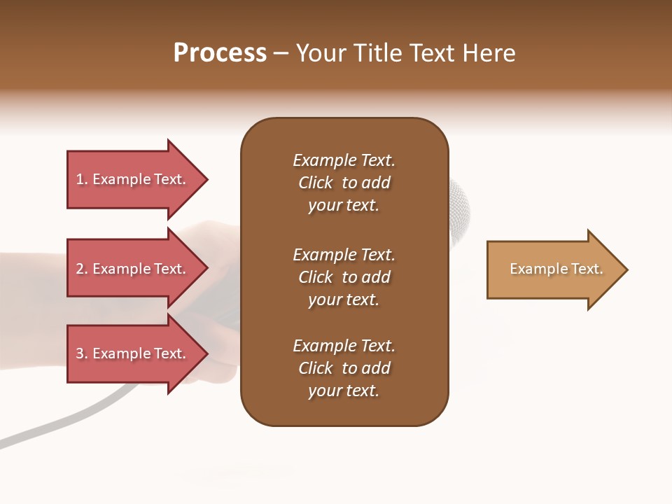 Microphone In Hand PowerPoint Template