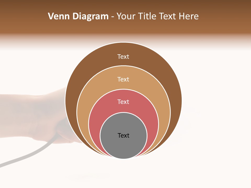 Microphone In Hand PowerPoint Template