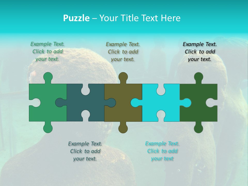 Sculpture Park Children PowerPoint Template