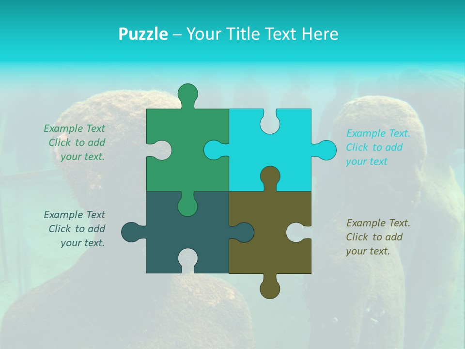 Sculpture Park Children PowerPoint Template