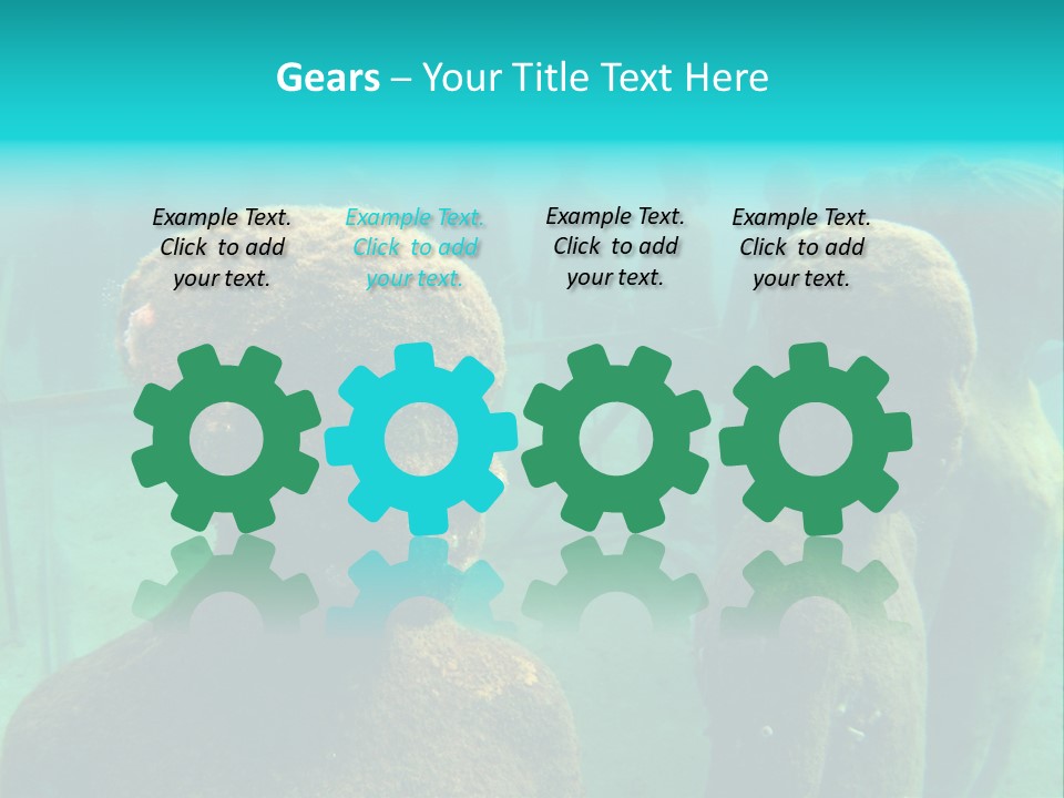 Sculpture Park Children PowerPoint Template