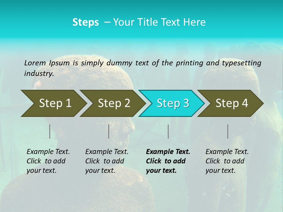 Sculpture Park Children PowerPoint Template