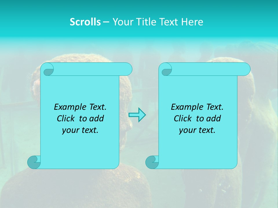 Sculpture Park Children PowerPoint Template