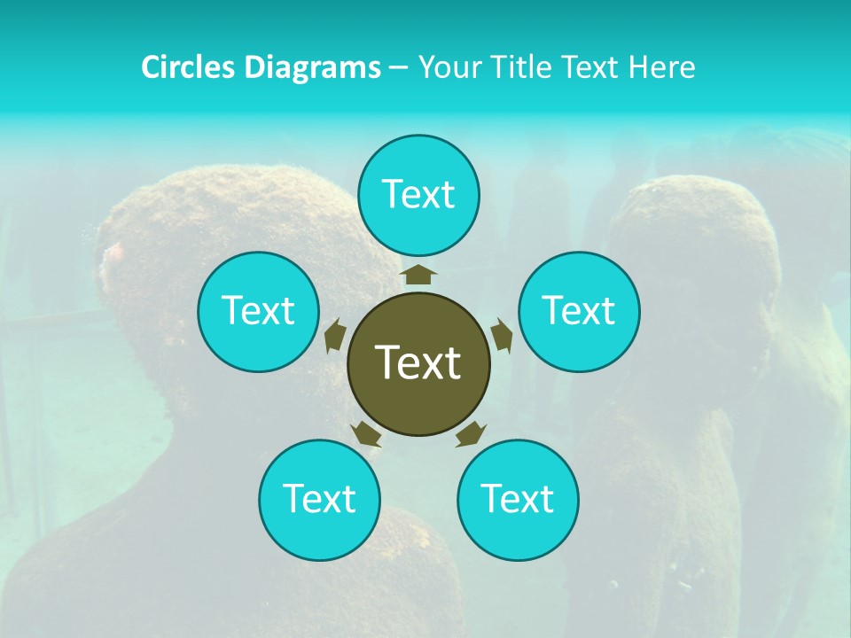 Sculpture Park Children PowerPoint Template