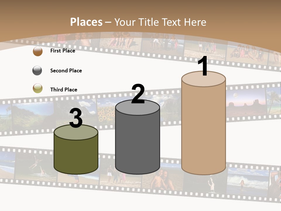 Story Of A Family Vacation Told Through Their 35Mm Film Negatives PowerPoint Template
