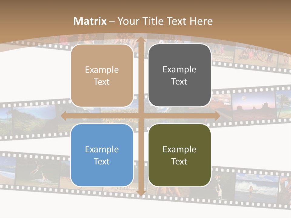 Story Of A Family Vacation Told Through Their 35Mm Film Negatives PowerPoint Template