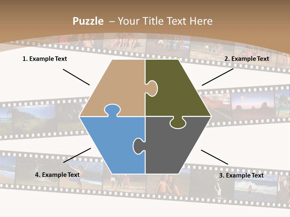 Story Of A Family Vacation Told Through Their 35Mm Film Negatives PowerPoint Template