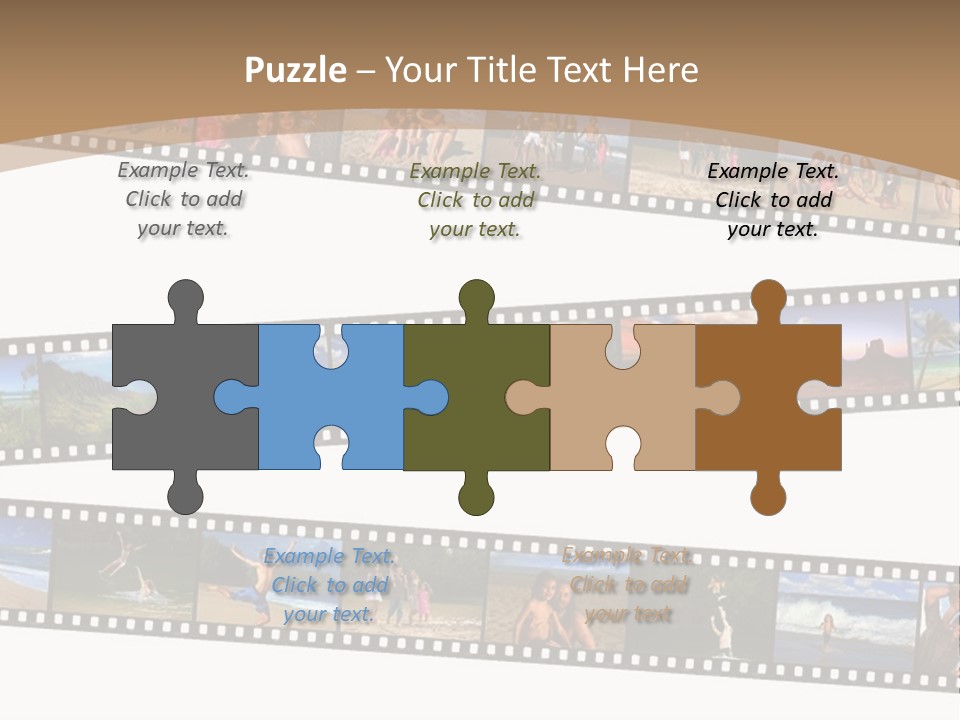 Story Of A Family Vacation Told Through Their 35Mm Film Negatives PowerPoint Template