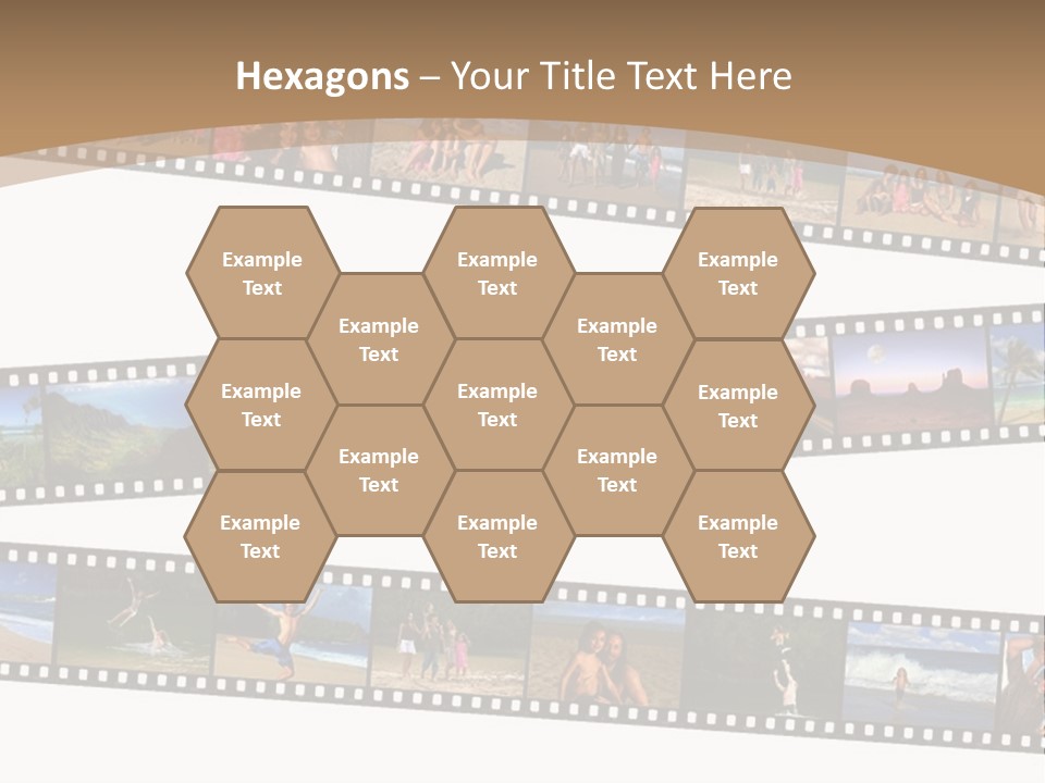 Story Of A Family Vacation Told Through Their 35Mm Film Negatives PowerPoint Template