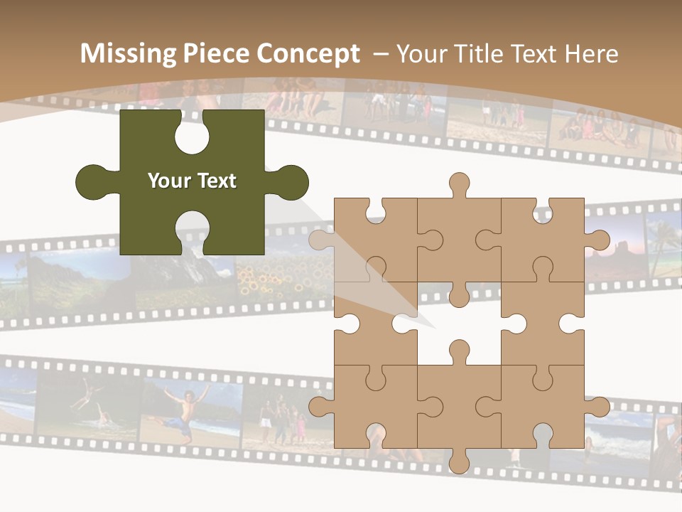 Story Of A Family Vacation Told Through Their 35Mm Film Negatives PowerPoint Template