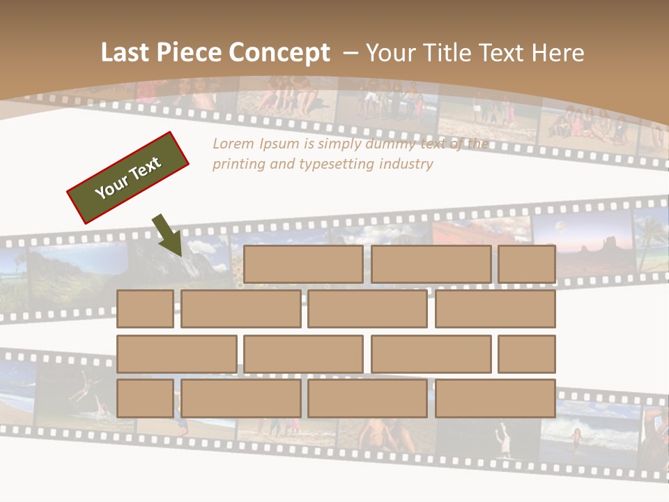 Story Of A Family Vacation Told Through Their 35Mm Film Negatives PowerPoint Template