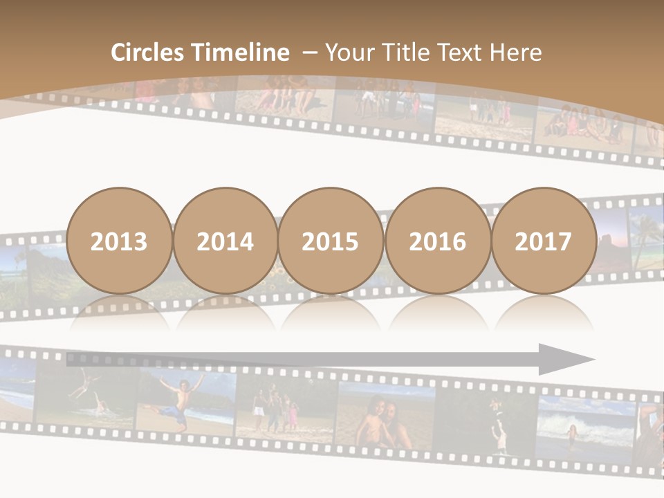 Story Of A Family Vacation Told Through Their 35Mm Film Negatives PowerPoint Template