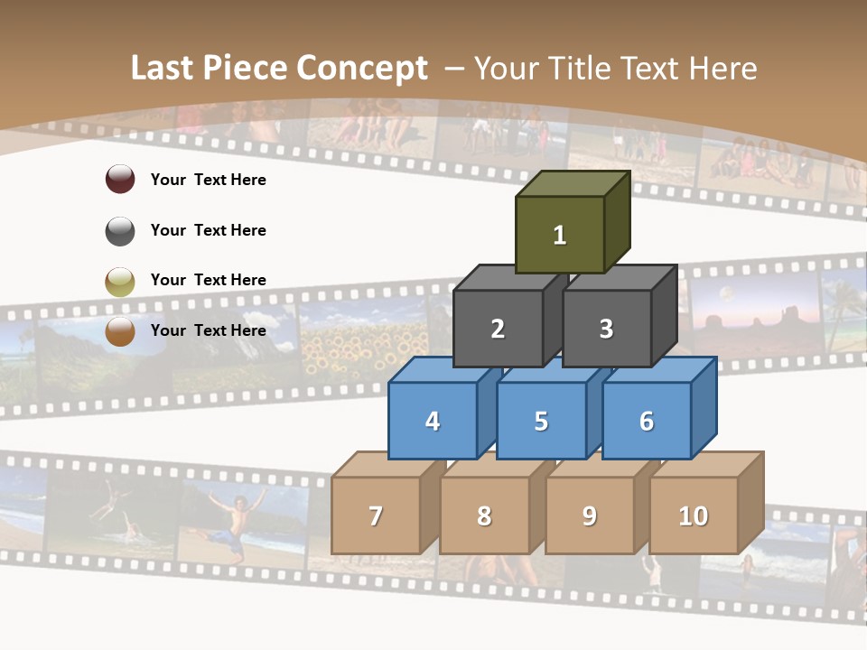 Story Of A Family Vacation Told Through Their 35Mm Film Negatives PowerPoint Template