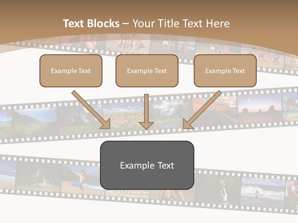 Story Of A Family Vacation Told Through Their 35Mm Film Negatives PowerPoint Template