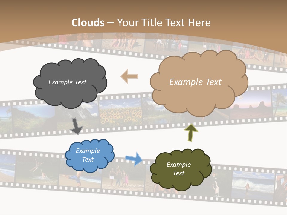 Story Of A Family Vacation Told Through Their 35Mm Film Negatives PowerPoint Template