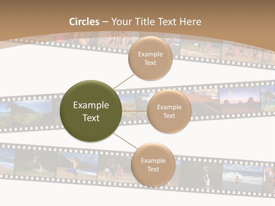 Story Of A Family Vacation Told Through Their 35Mm Film Negatives PowerPoint Template