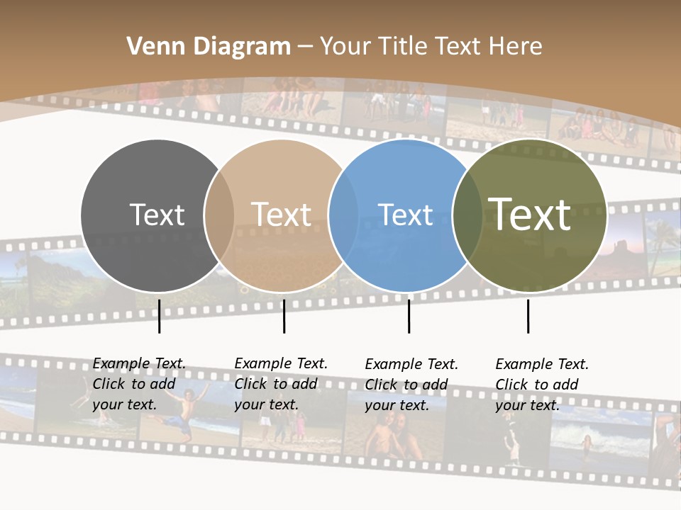 Story Of A Family Vacation Told Through Their 35Mm Film Negatives PowerPoint Template