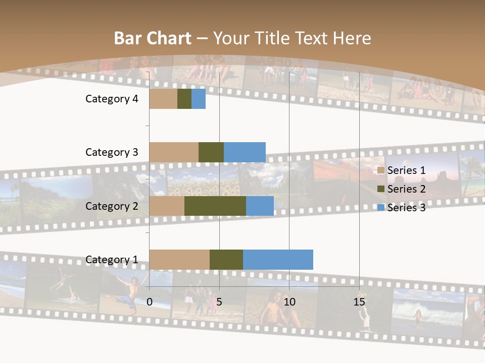 Story Of A Family Vacation Told Through Their 35Mm Film Negatives PowerPoint Template