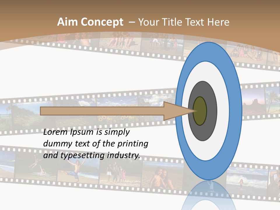 Story Of A Family Vacation Told Through Their 35Mm Film Negatives PowerPoint Template