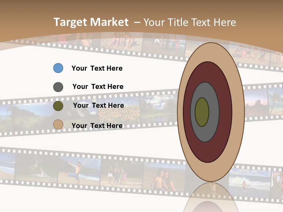 Story Of A Family Vacation Told Through Their 35Mm Film Negatives PowerPoint Template