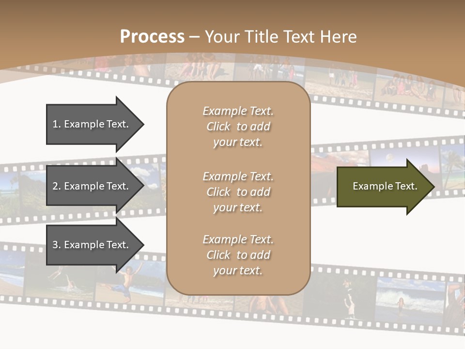 Story Of A Family Vacation Told Through Their 35Mm Film Negatives PowerPoint Template