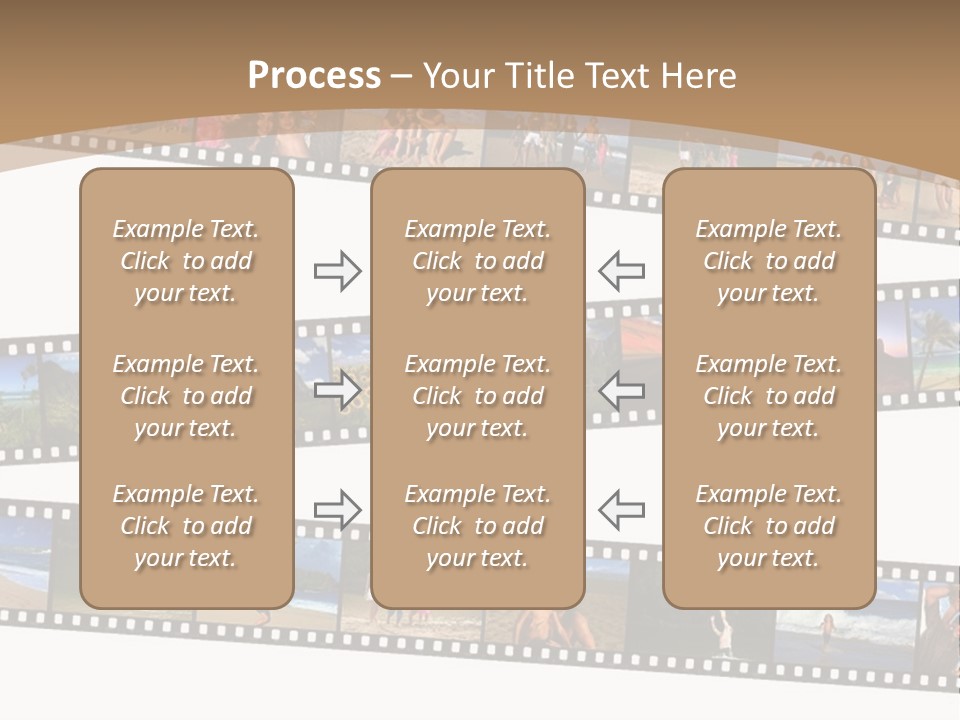 Story Of A Family Vacation Told Through Their 35Mm Film Negatives PowerPoint Template