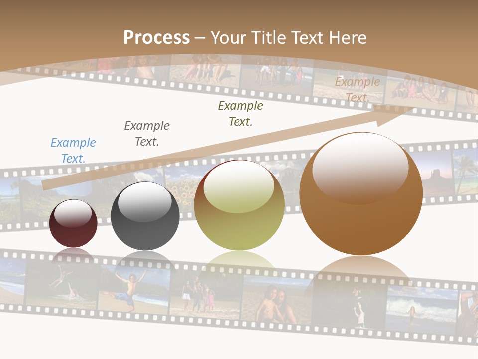Story Of A Family Vacation Told Through Their 35Mm Film Negatives PowerPoint Template