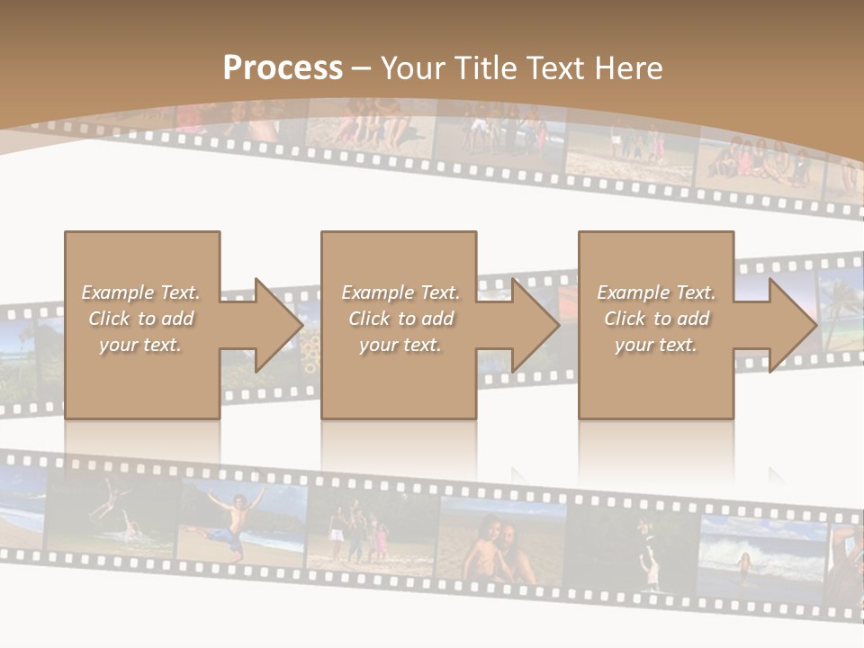 Story Of A Family Vacation Told Through Their 35Mm Film Negatives PowerPoint Template