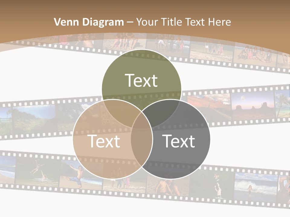 Story Of A Family Vacation Told Through Their 35Mm Film Negatives PowerPoint Template