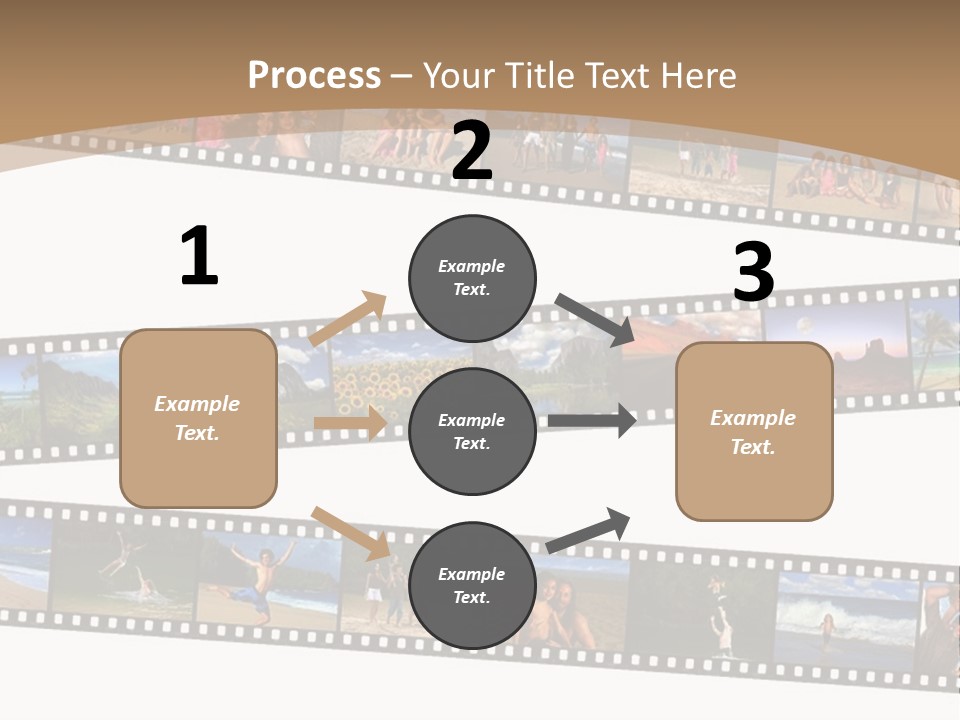 Story Of A Family Vacation Told Through Their 35Mm Film Negatives PowerPoint Template