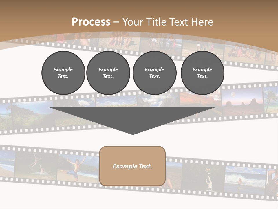 Story Of A Family Vacation Told Through Their 35Mm Film Negatives PowerPoint Template