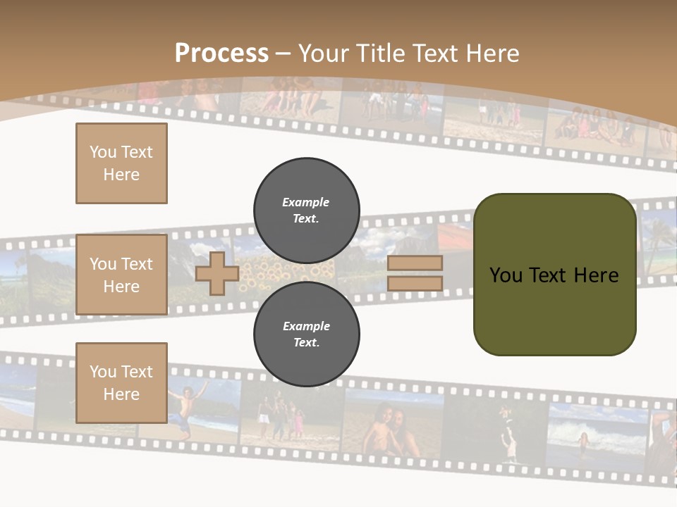 Story Of A Family Vacation Told Through Their 35Mm Film Negatives PowerPoint Template