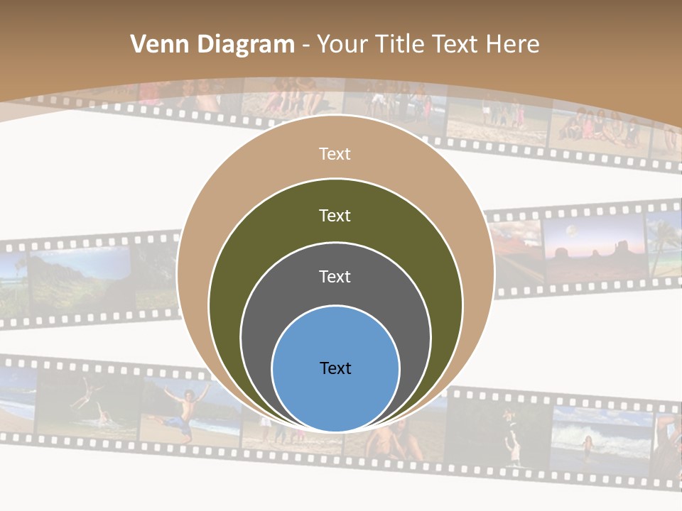 Story Of A Family Vacation Told Through Their 35Mm Film Negatives PowerPoint Template