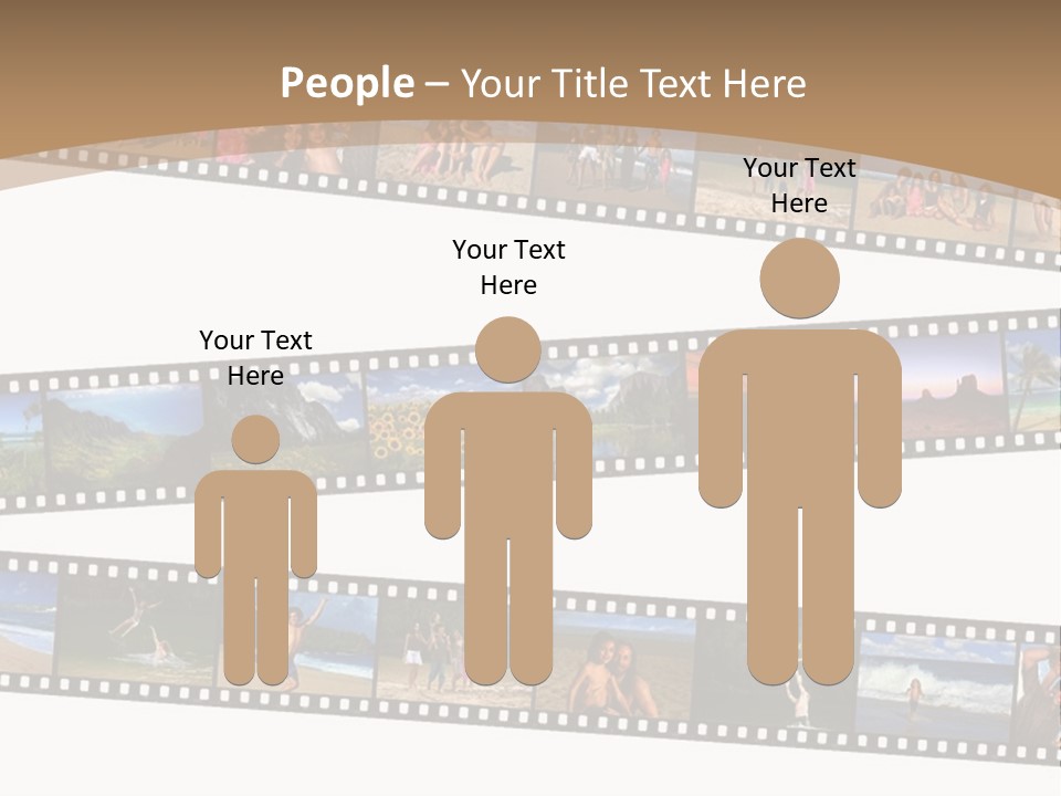 Story Of A Family Vacation Told Through Their 35Mm Film Negatives PowerPoint Template