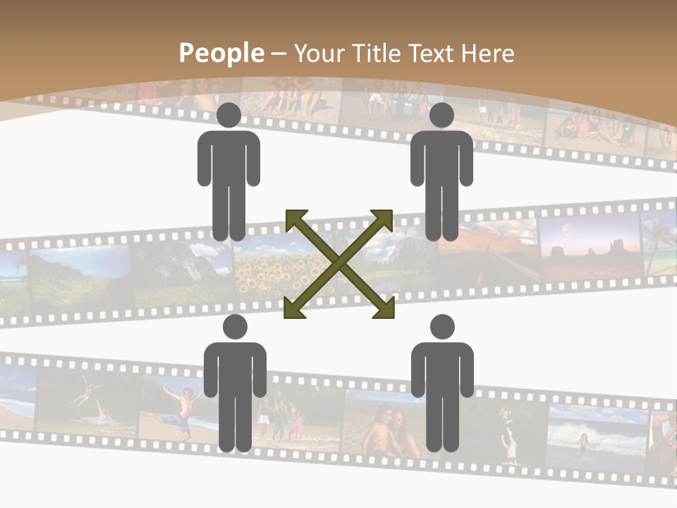 Story Of A Family Vacation Told Through Their 35Mm Film Negatives PowerPoint Template