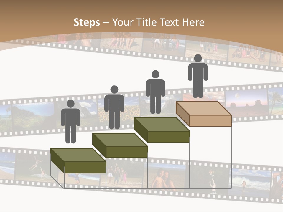 Story Of A Family Vacation Told Through Their 35Mm Film Negatives PowerPoint Template