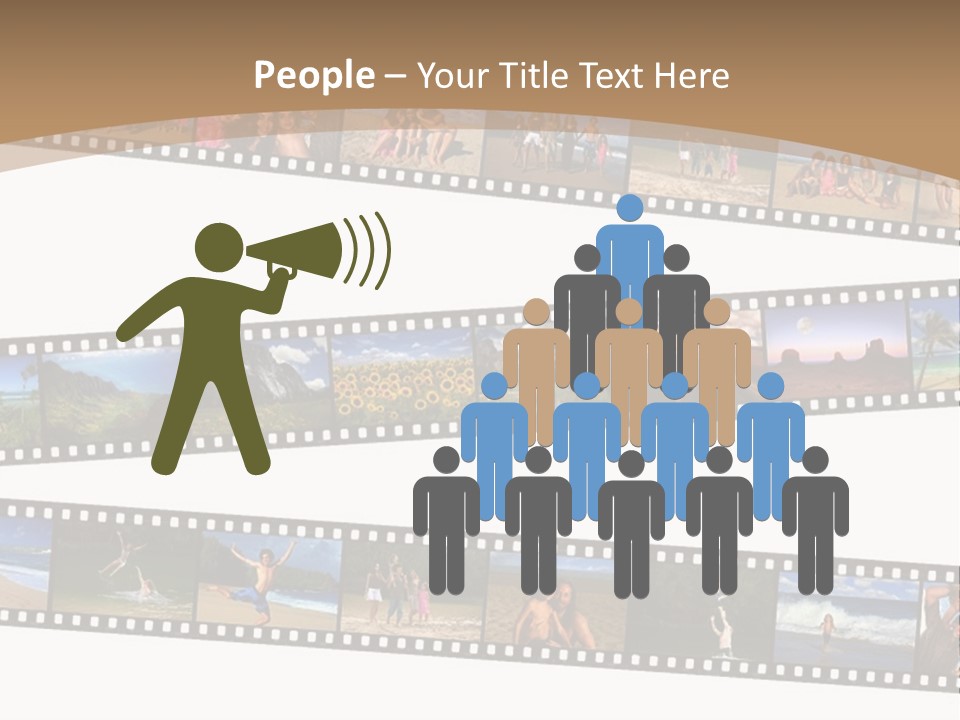Story Of A Family Vacation Told Through Their 35Mm Film Negatives PowerPoint Template