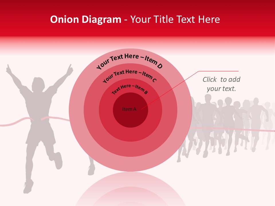 Editable Vector Illustration Of The Winner Of A Race With All Figures As Separate Objects Stock Vector Illustration: PowerPoint Template
