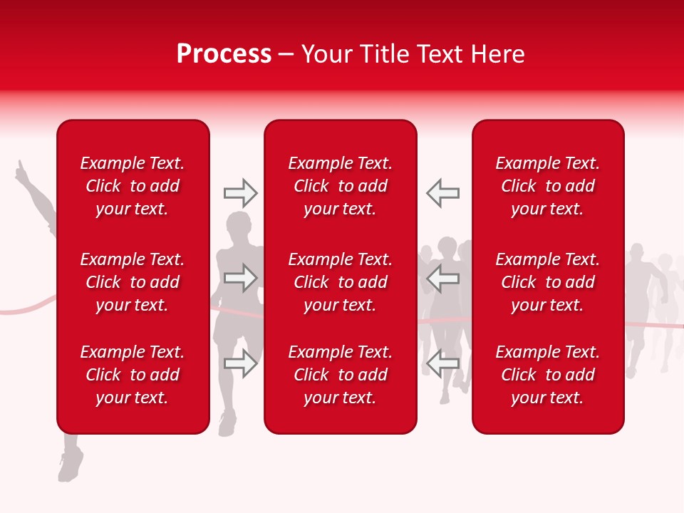 Editable Vector Illustration Of The Winner Of A Race With All Figures As Separate Objects Stock Vector Illustration: PowerPoint Template